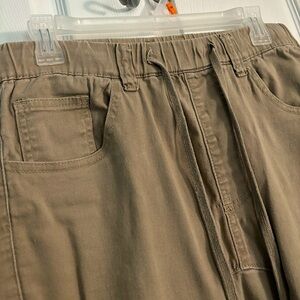 Khaki jogger pants